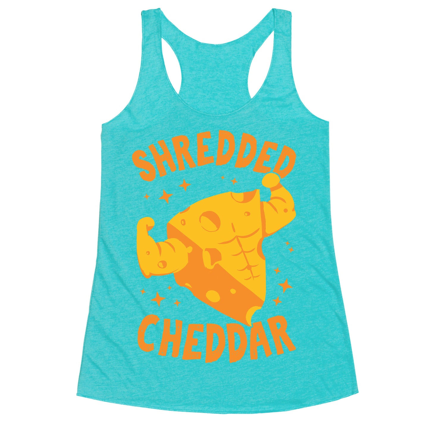 Shredded Cheddar Racerback Tank