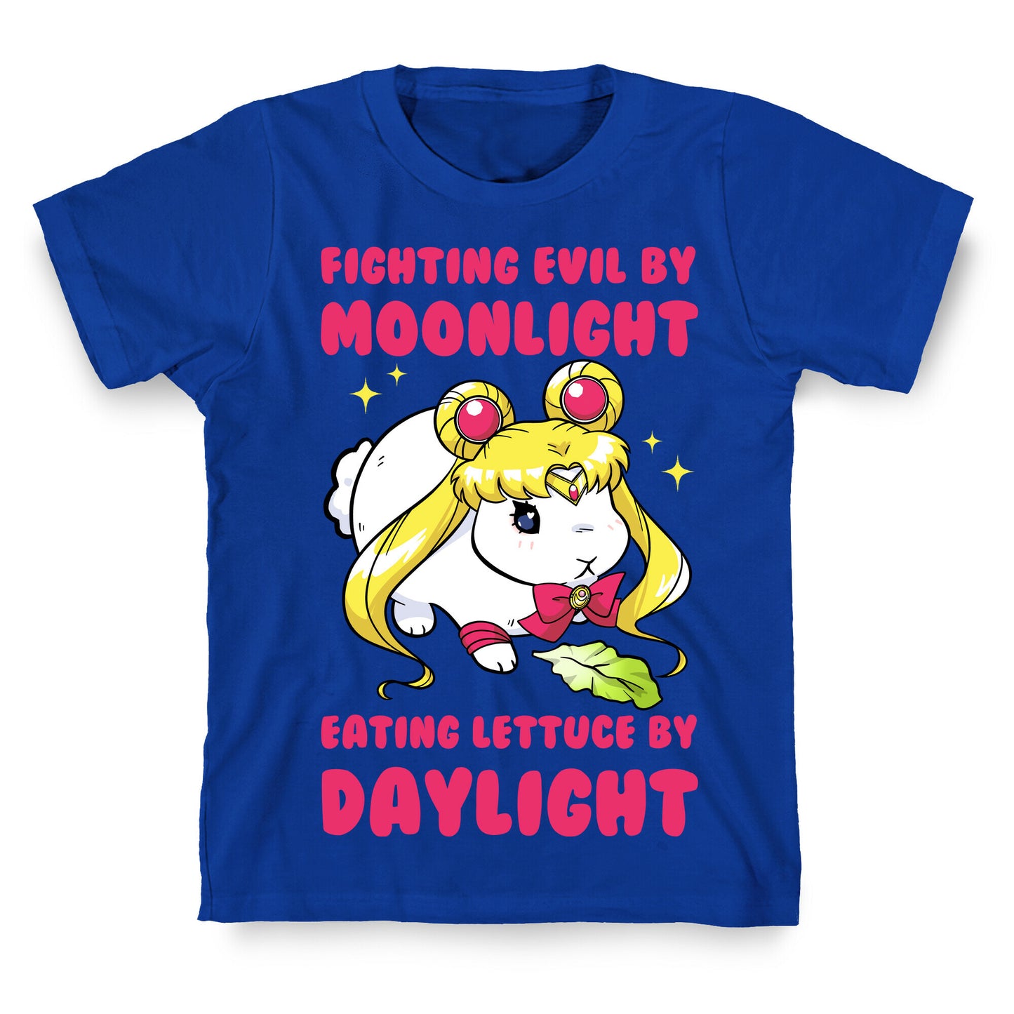 Fighting Evil By Moonlight Eating Lettuce By Daylight T-Shirt