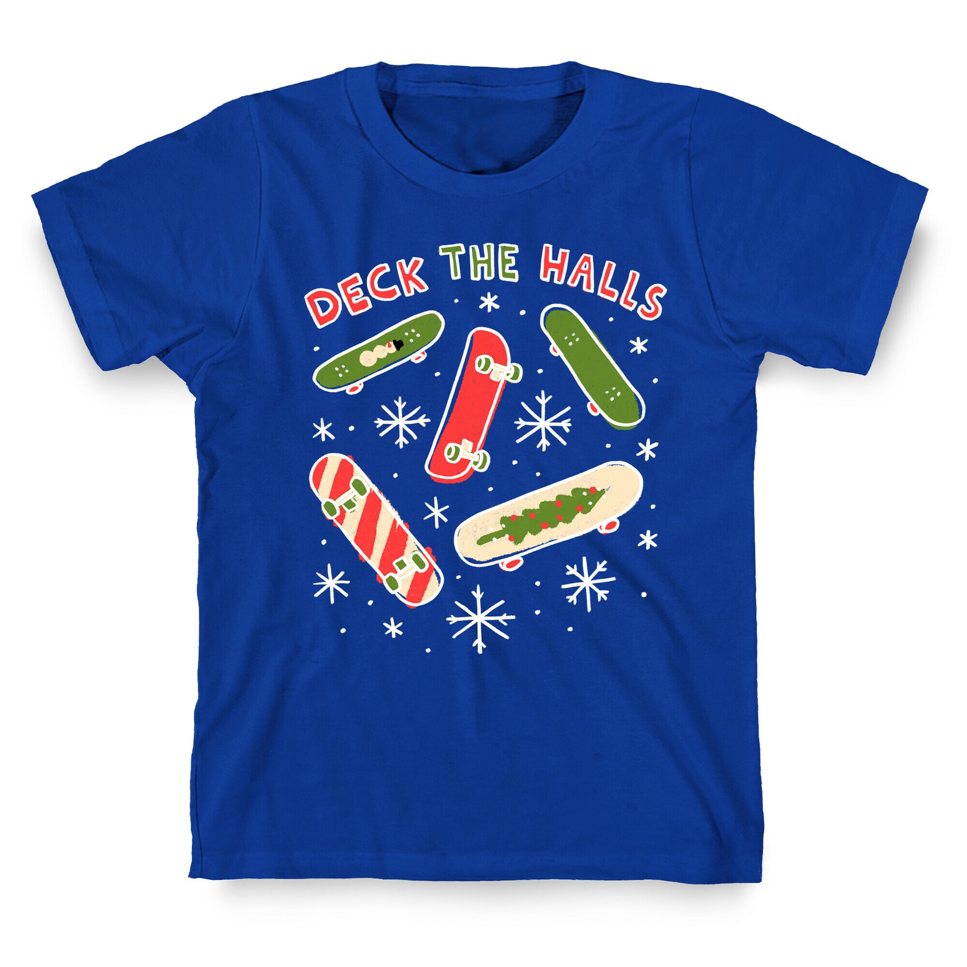 Deck The Halls Skateboarding T-Shirt