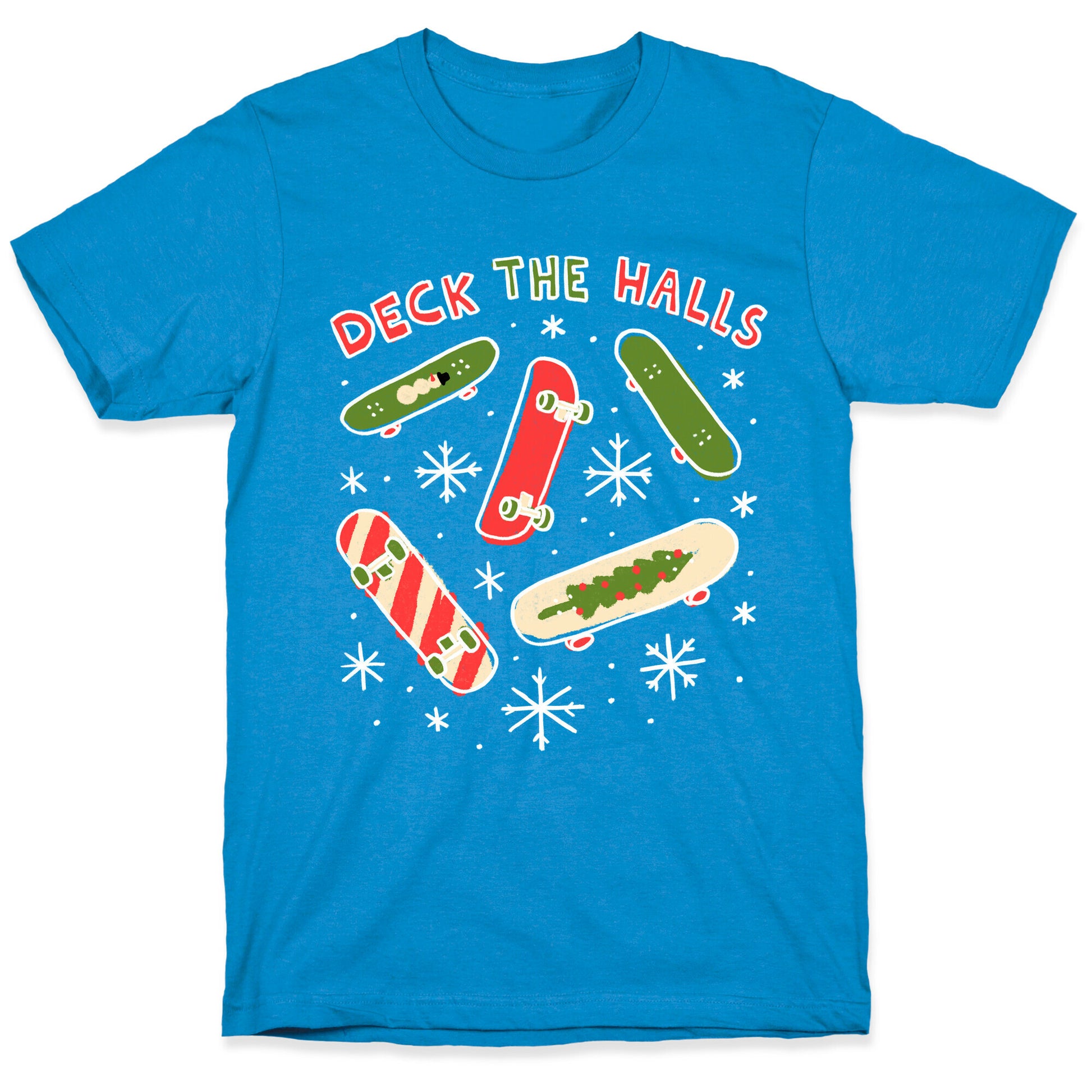 Deck The Halls Skateboarding T-Shirt