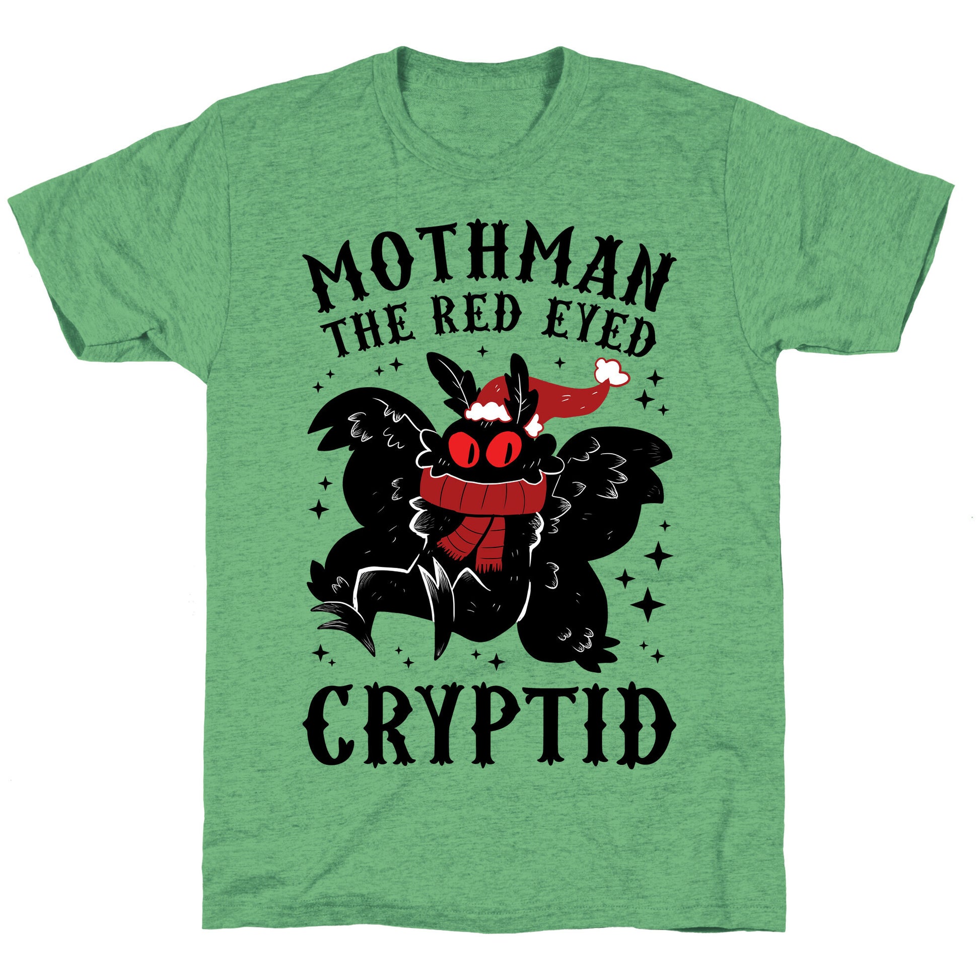 Mothman The Red Eyed Cryptid Unisex Triblend Tee