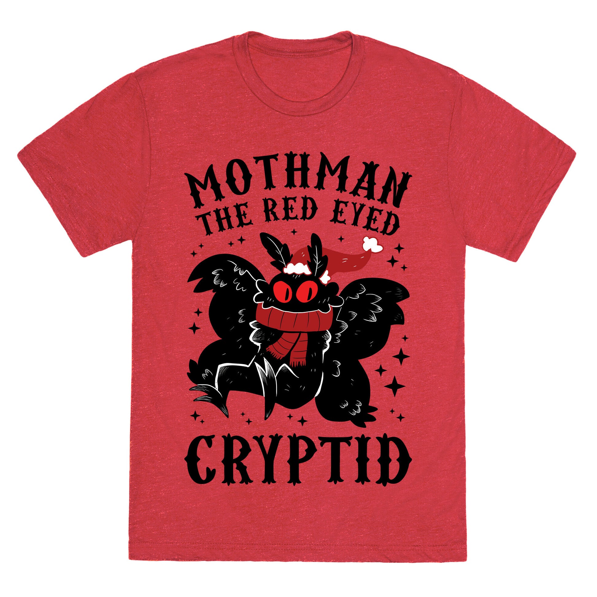 Mothman The Red Eyed Cryptid Unisex Triblend Tee