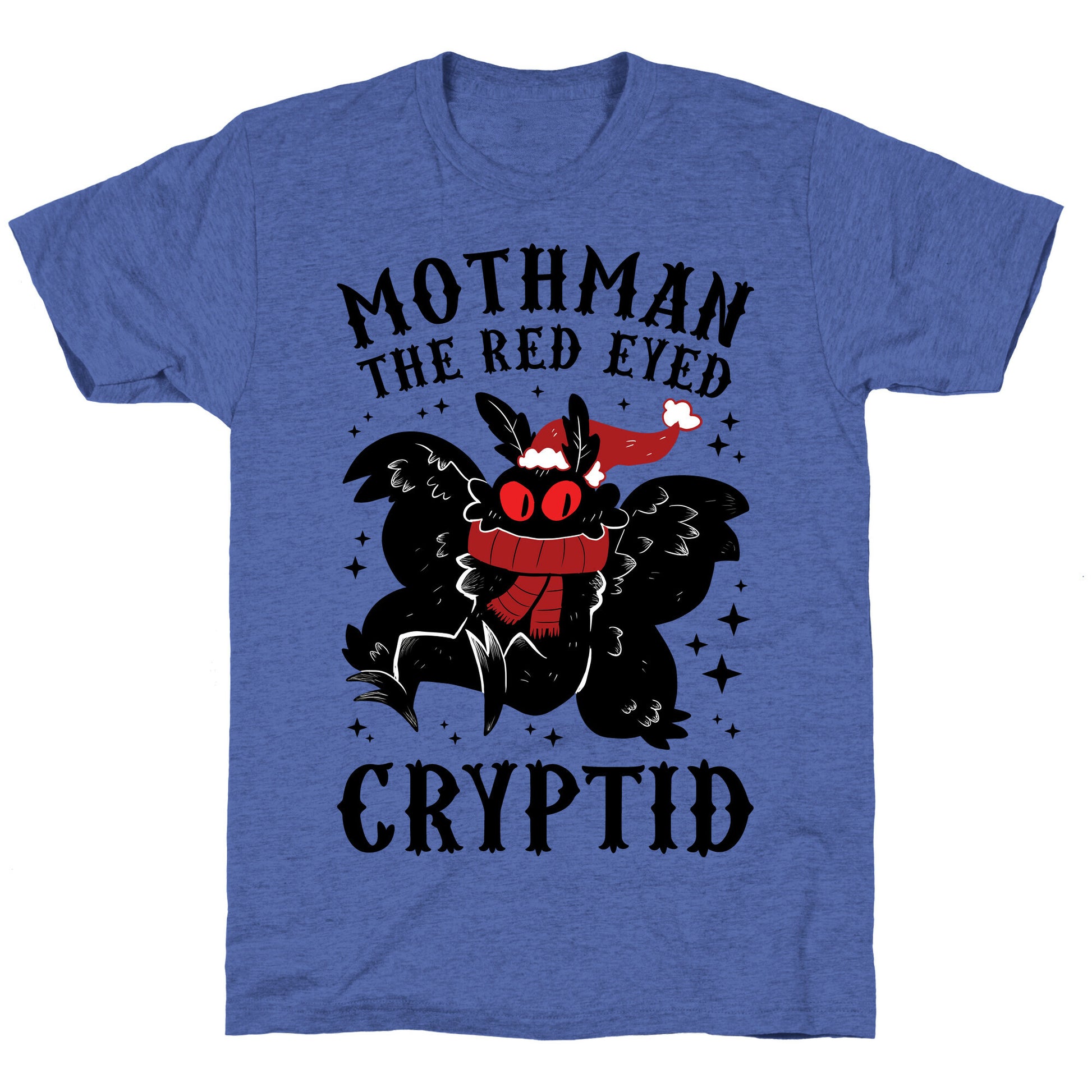 Mothman The Red Eyed Cryptid Unisex Triblend Tee