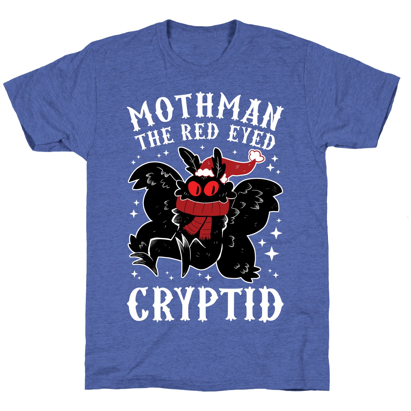 Mothman The Red Eyed Cryptid Unisex Triblend Tee