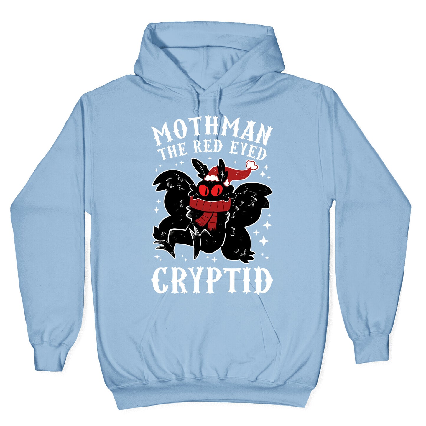 Mothman The Red Eyed Cryptid Hoodie