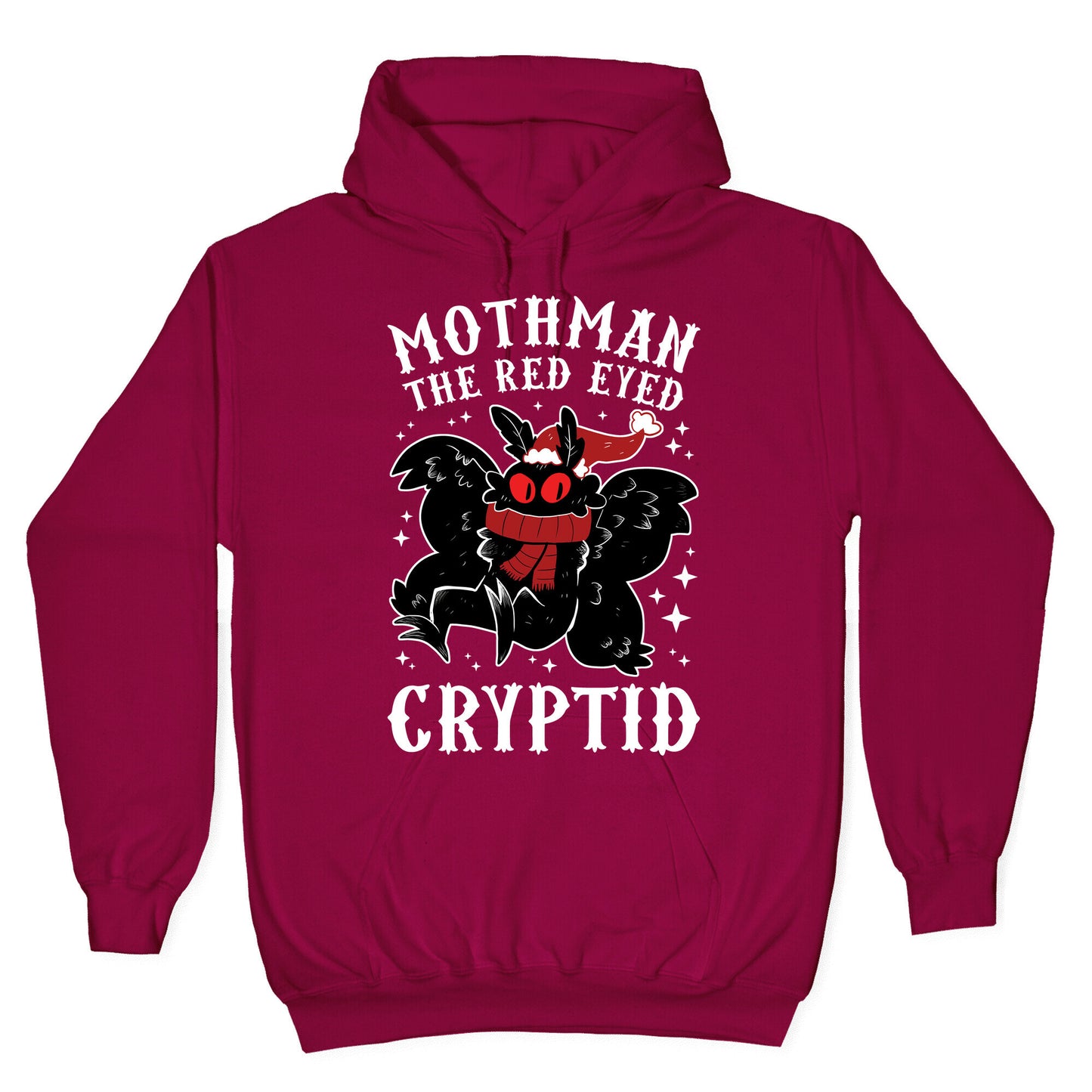 Mothman The Red Eyed Cryptid Hoodie