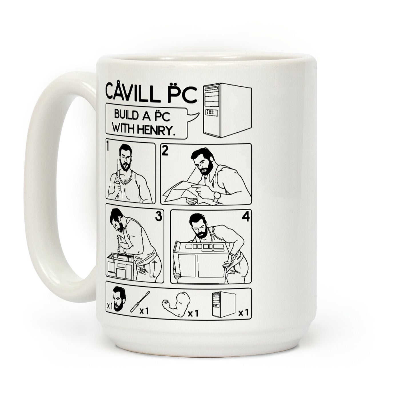 Cavill PC Parody Coffee Mug