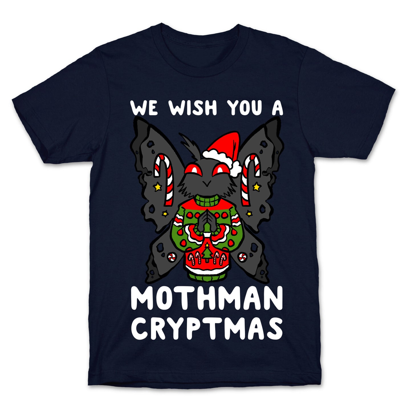 We Wish You A Mothman Cryptmas T-Shirt