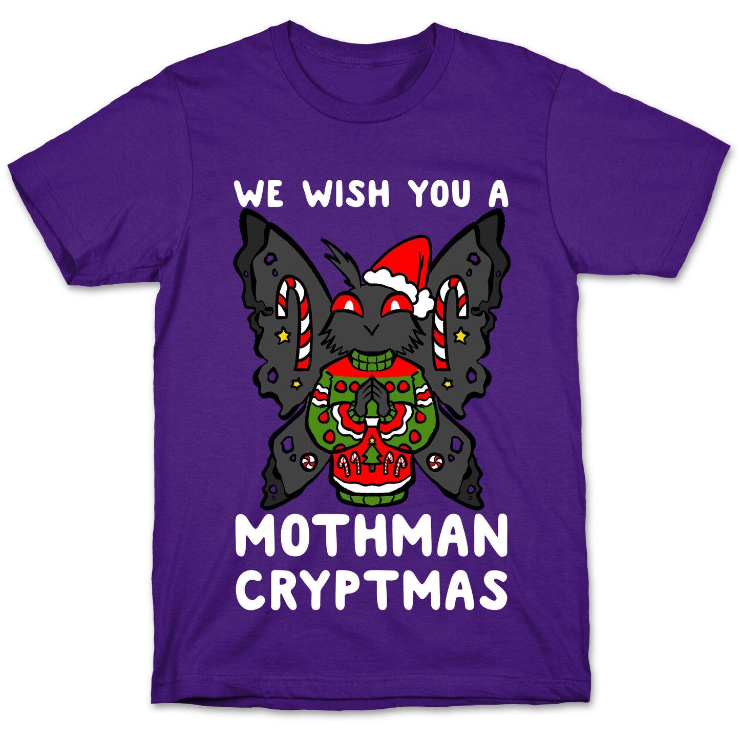 We Wish You A Mothman Cryptmas T-Shirt