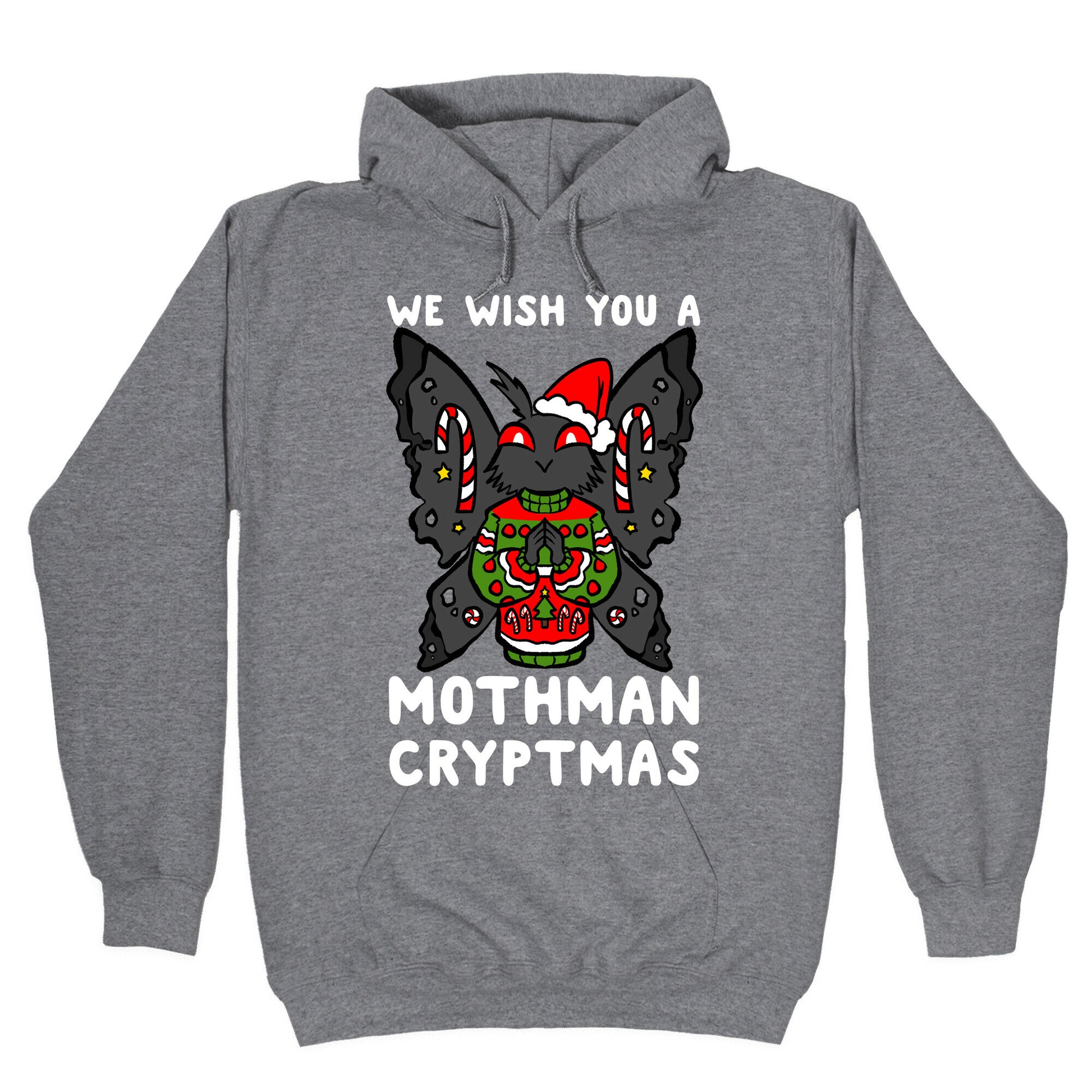 We Wish You A Mothman Cryptmas Hoodie