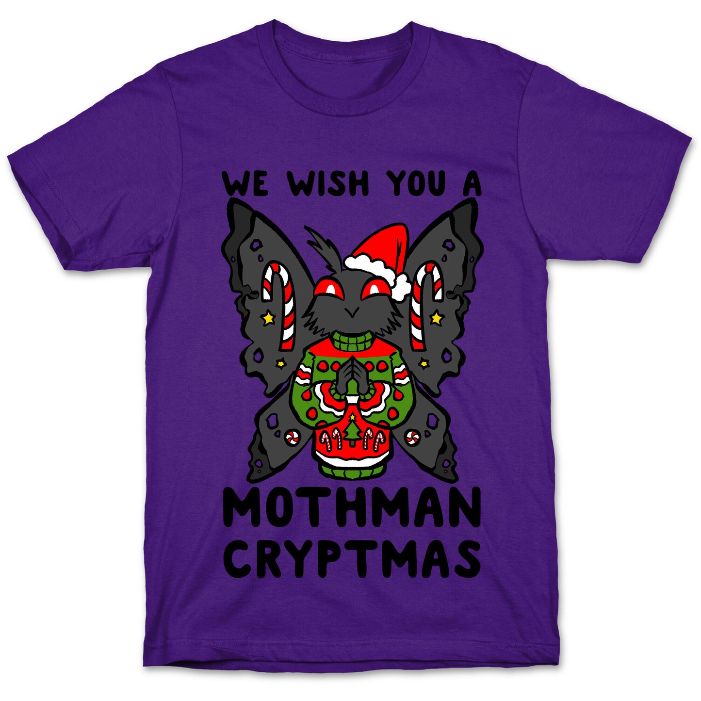 We Wish You A Mothman Cryptmas T-Shirt