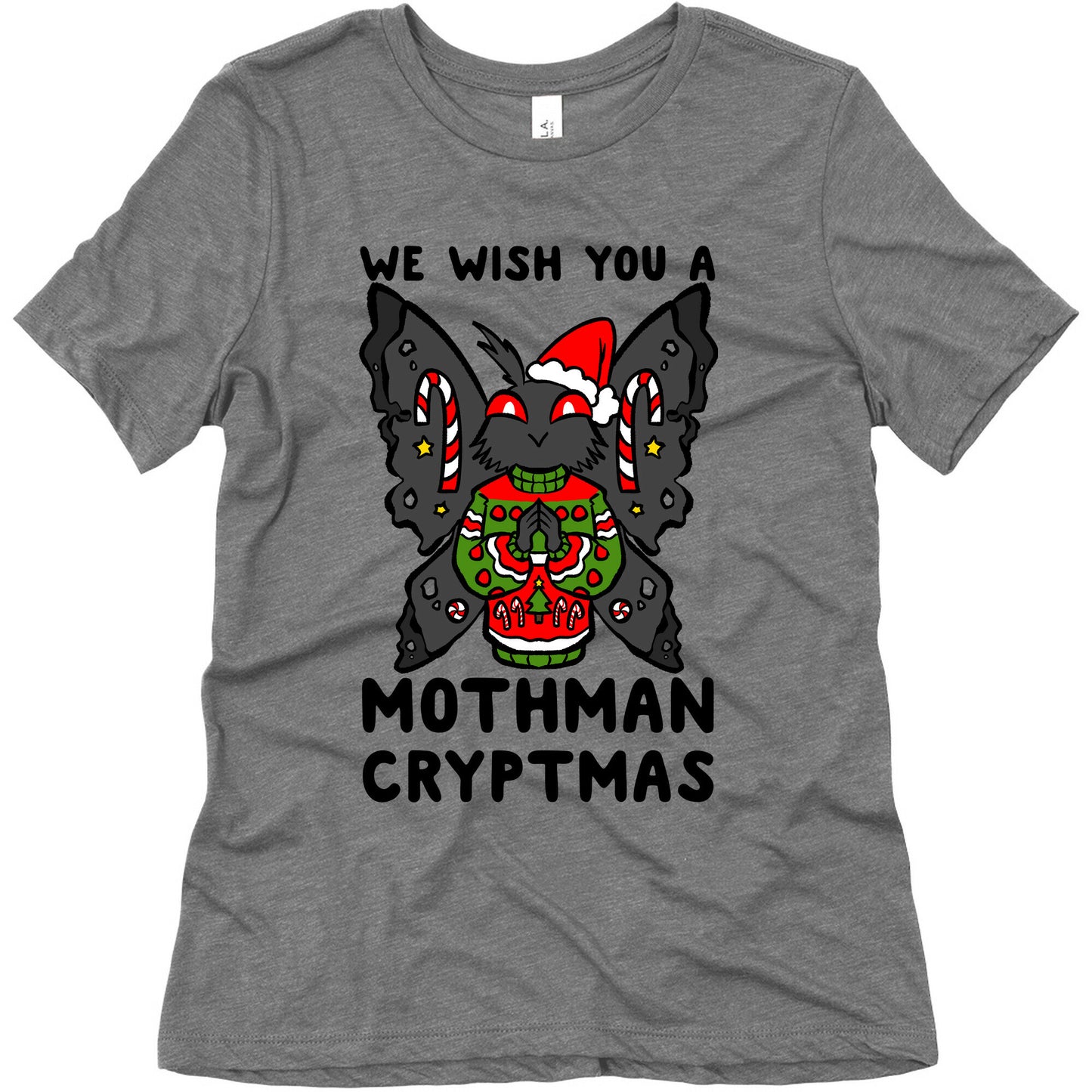 We Wish You A Mothman Cryptmas Women's Triblend Tee