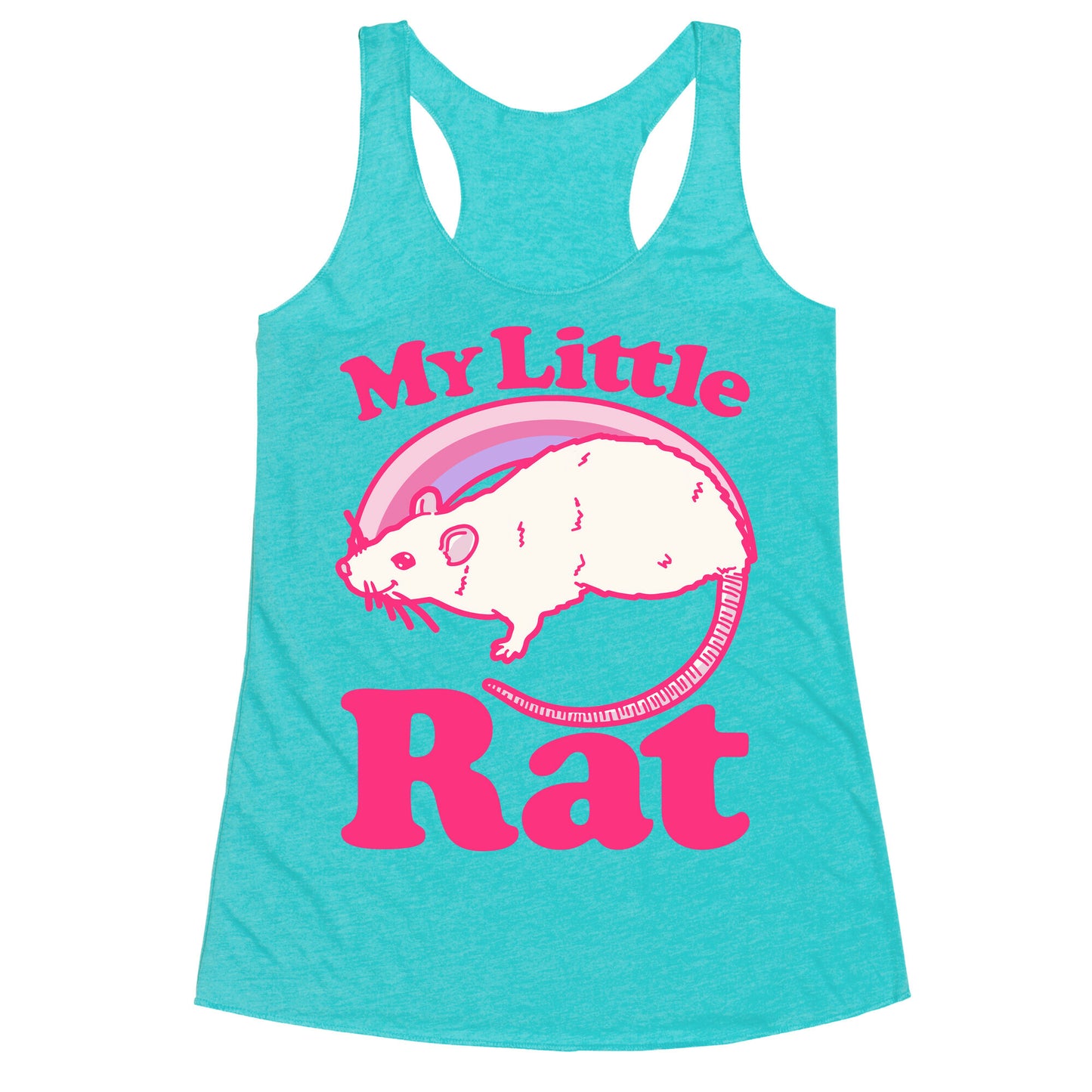 My Little Rat Parody Racerback Tank