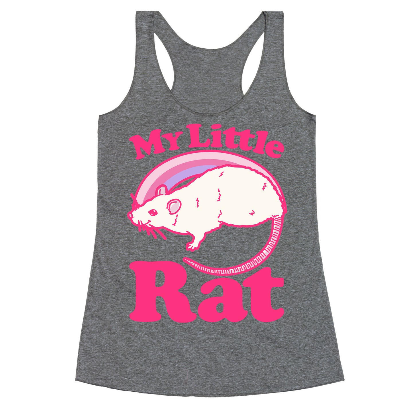 My Little Rat Parody Racerback Tank