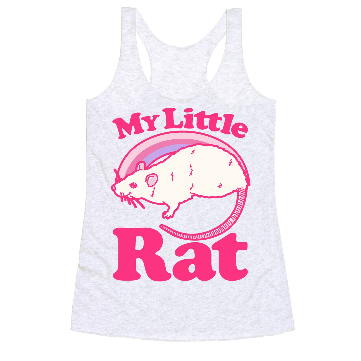 My Little Rat Parody Racerback Tank