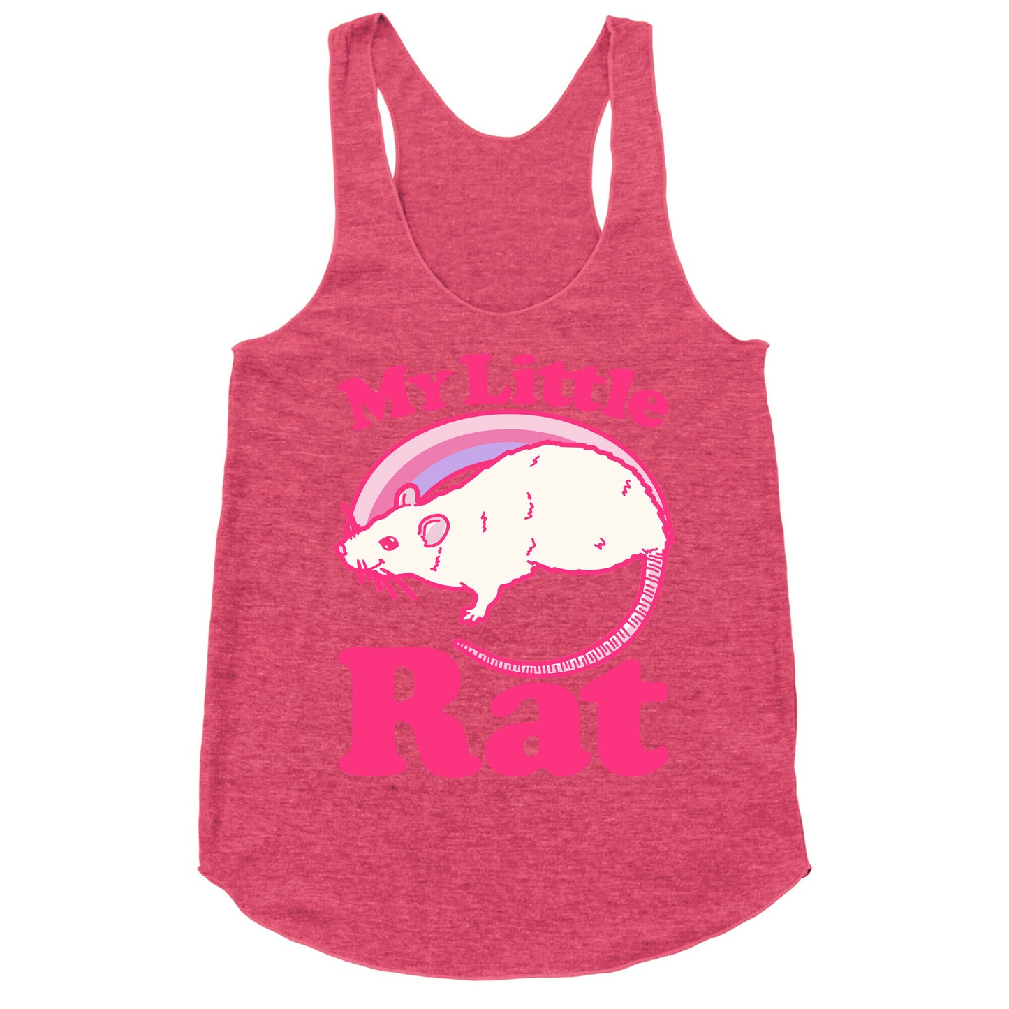 My Little Rat Parody Racerback Tank
