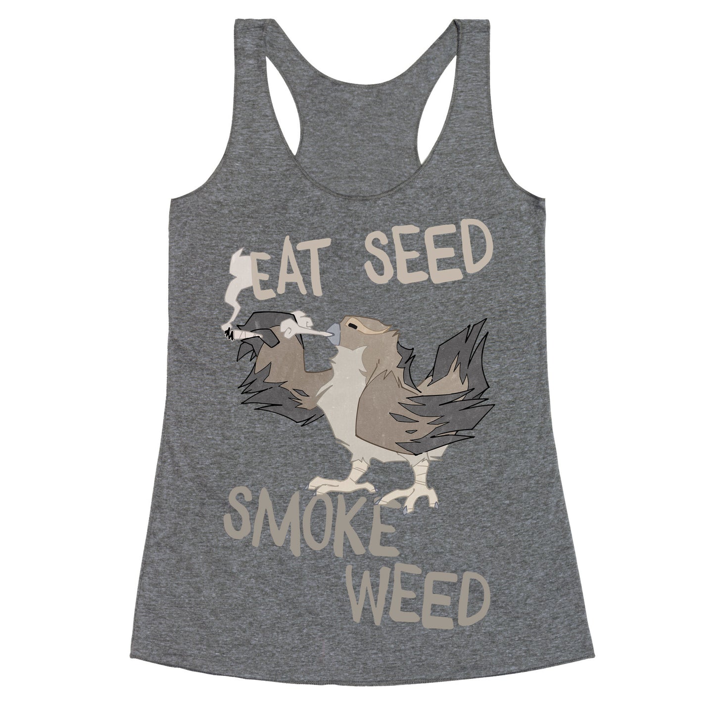 Eat Seed Smoke Weed Racerback Tank