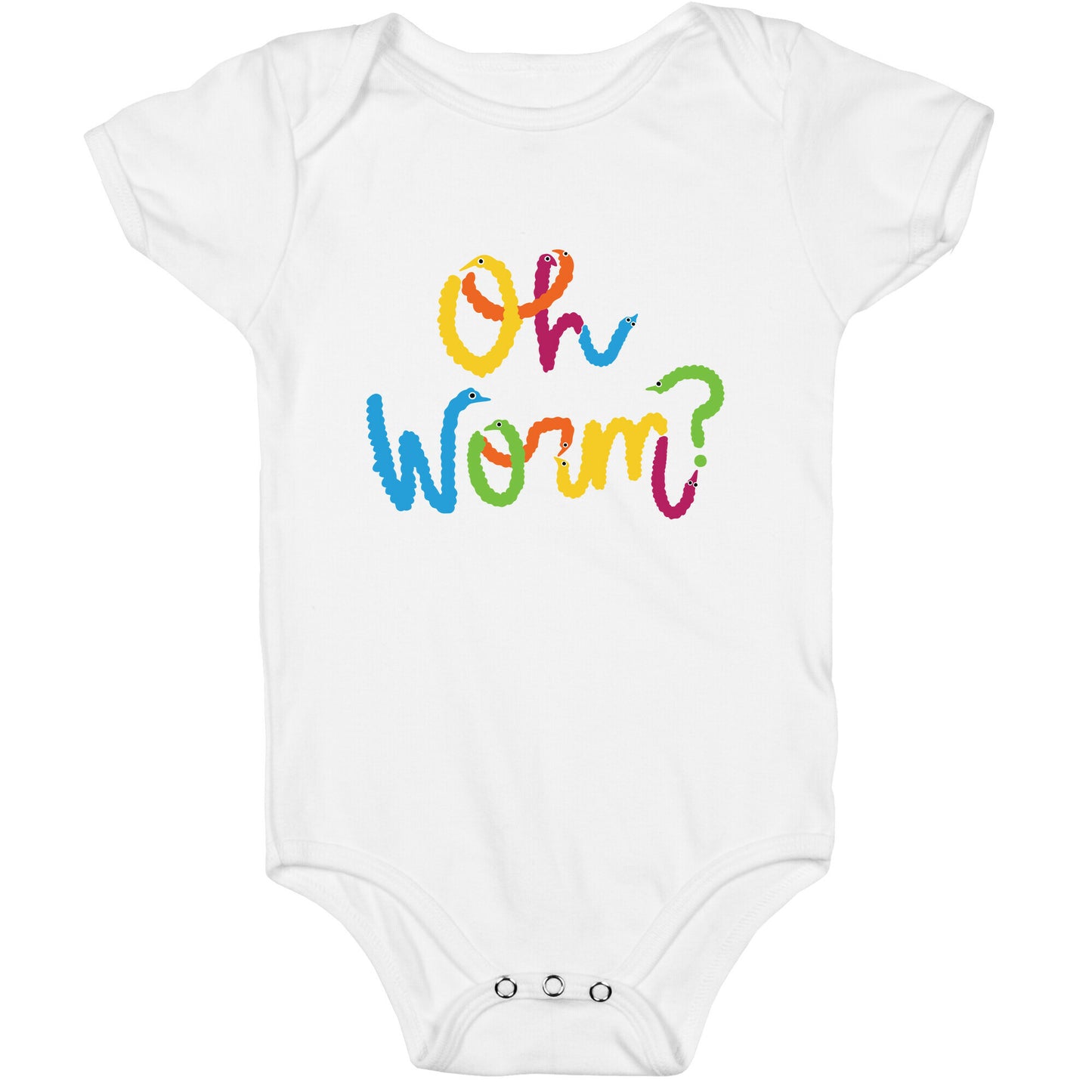 Oh Worm? Baby One Piece