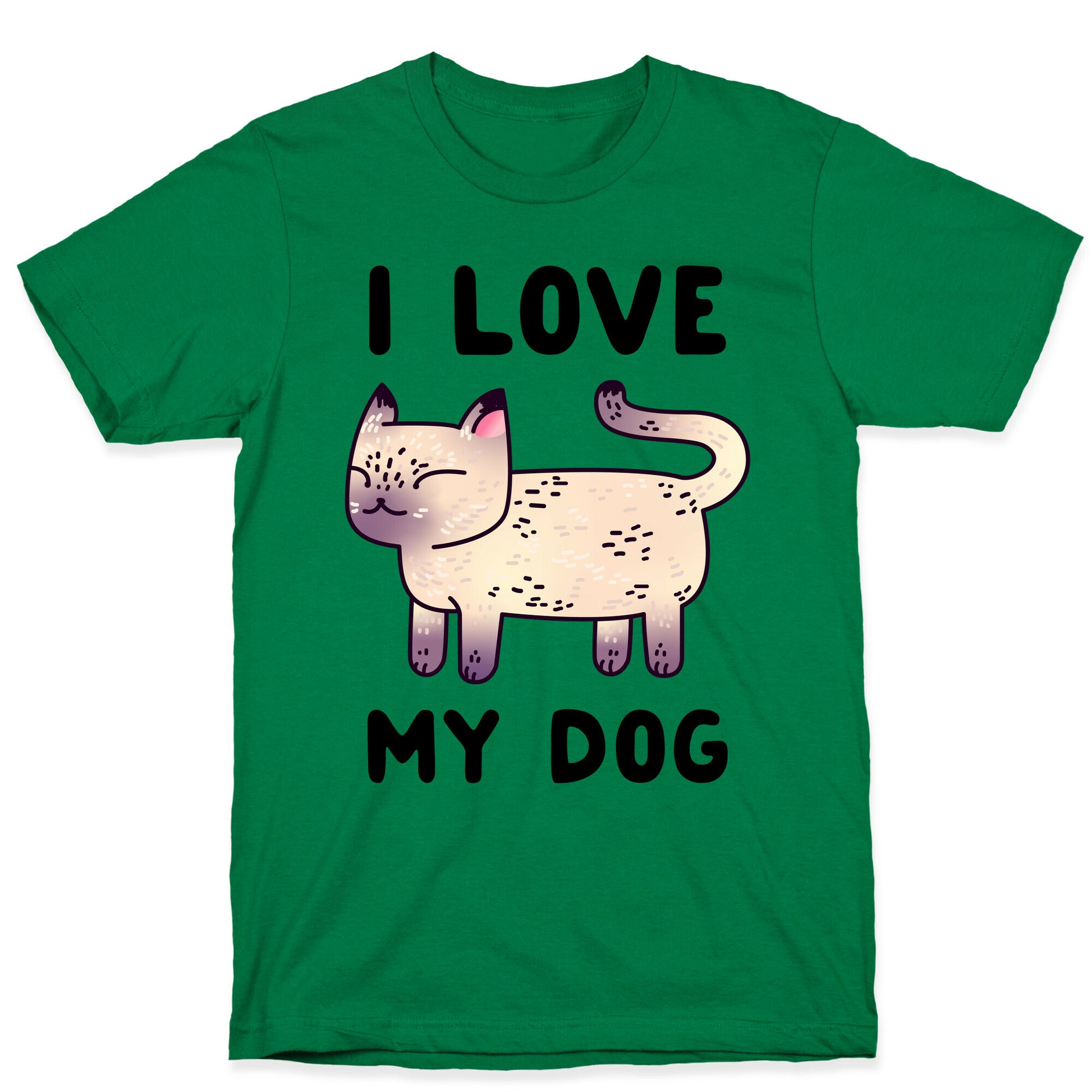 I Love My Dog (Cat) T-Shirt