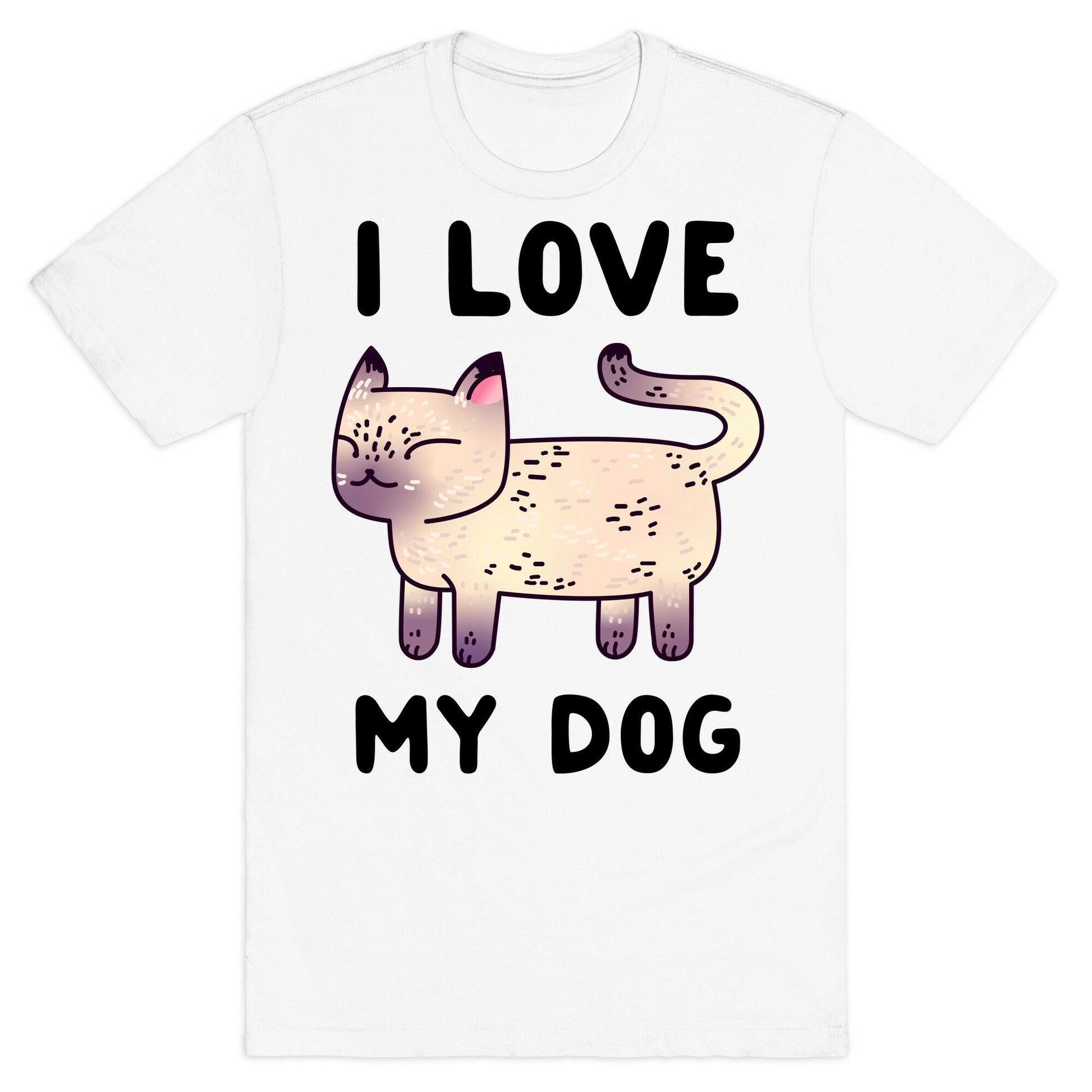 I Love My Dog (Cat) T-Shirt