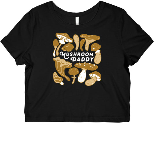 Mushroom Daddy Graphic Baby Tee