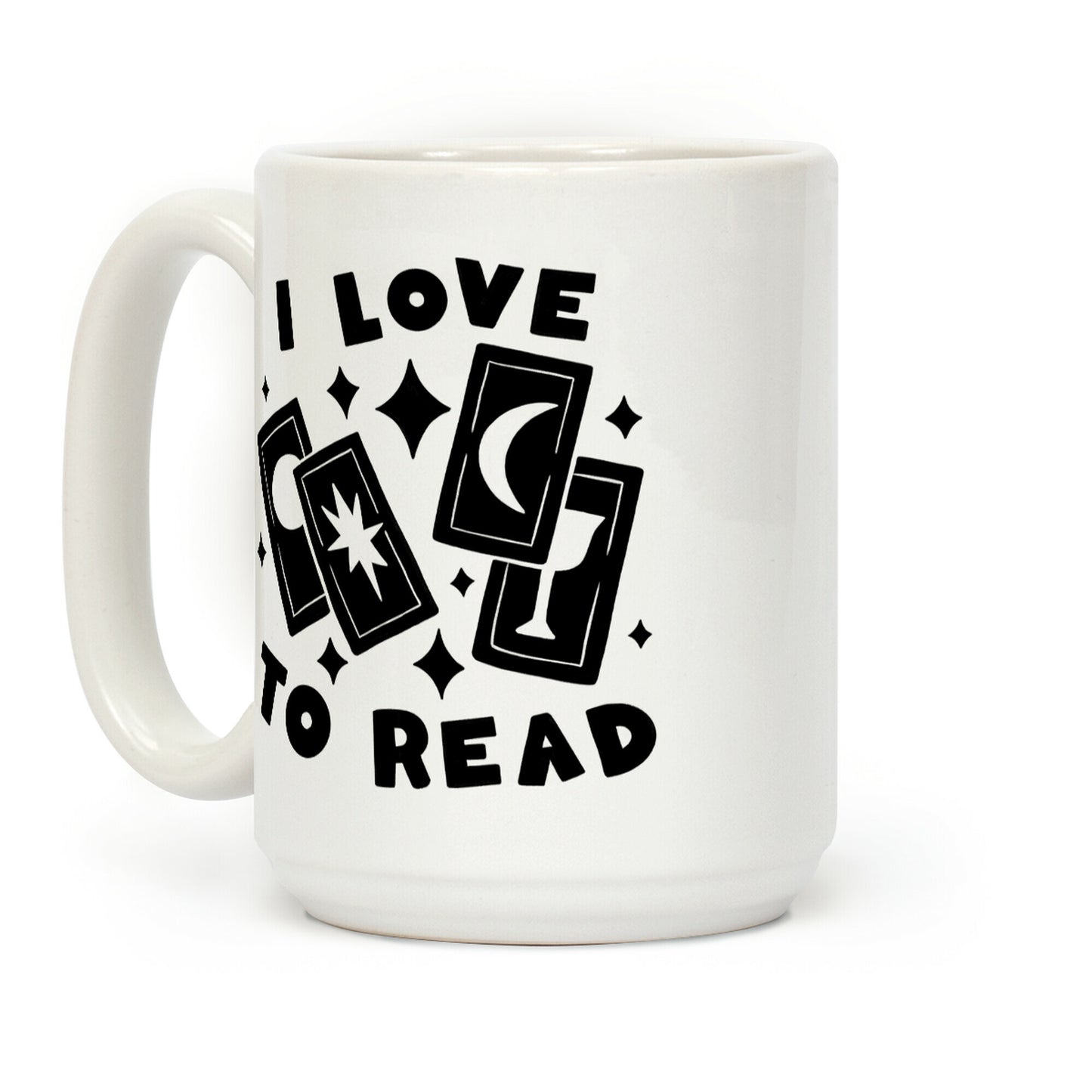I Love To Read Tarot Coffee Mug