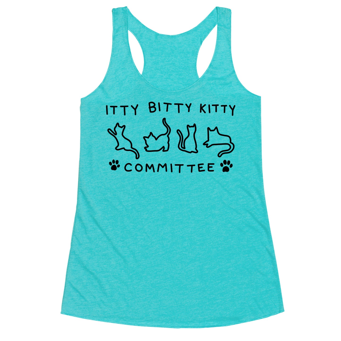 Itty Bitty Kitty Committee Racerback Tank