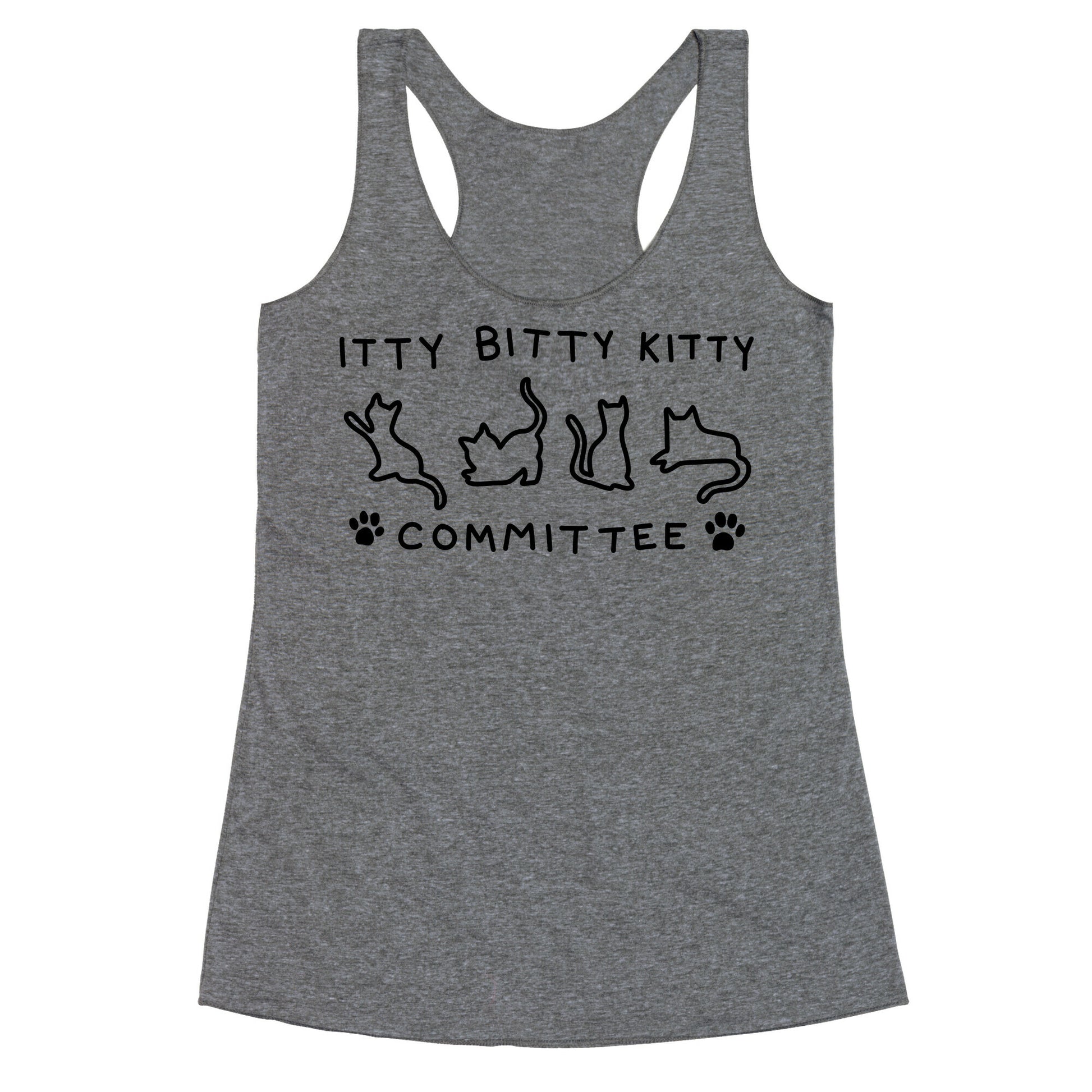 Itty Bitty Kitty Committee Racerback Tank