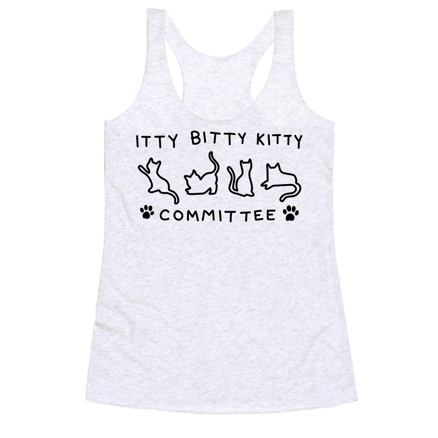 Itty Bitty Kitty Committee Racerback Tank