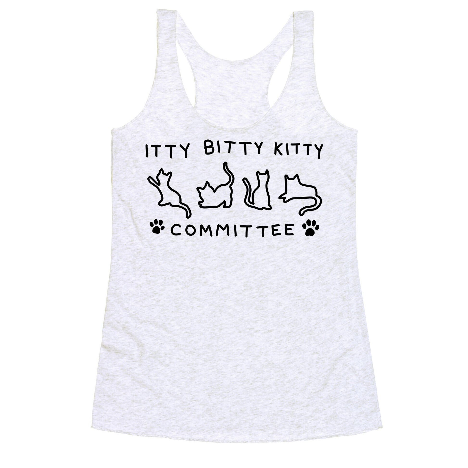Itty Bitty Kitty Committee Racerback Tank