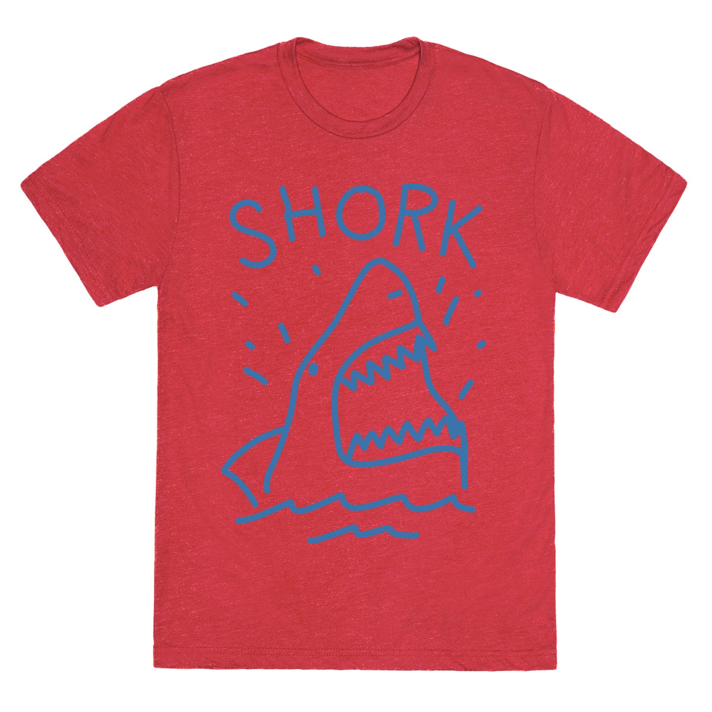 Shork Shark Unisex Triblend Tee