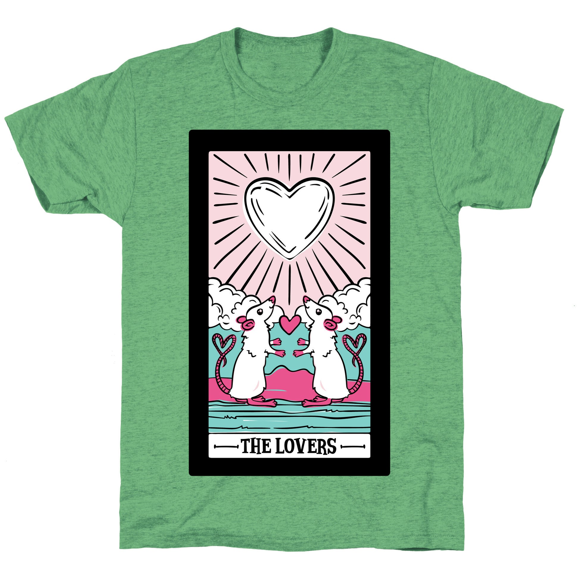 The Rat Lovers Tarot Unisex Triblend Tee