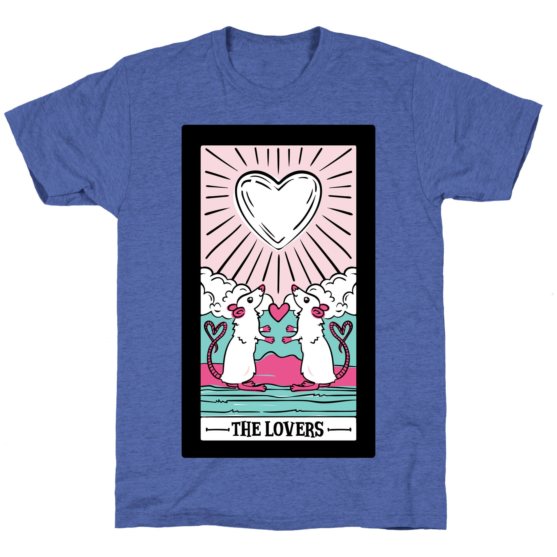 The Rat Lovers Tarot Unisex Triblend Tee