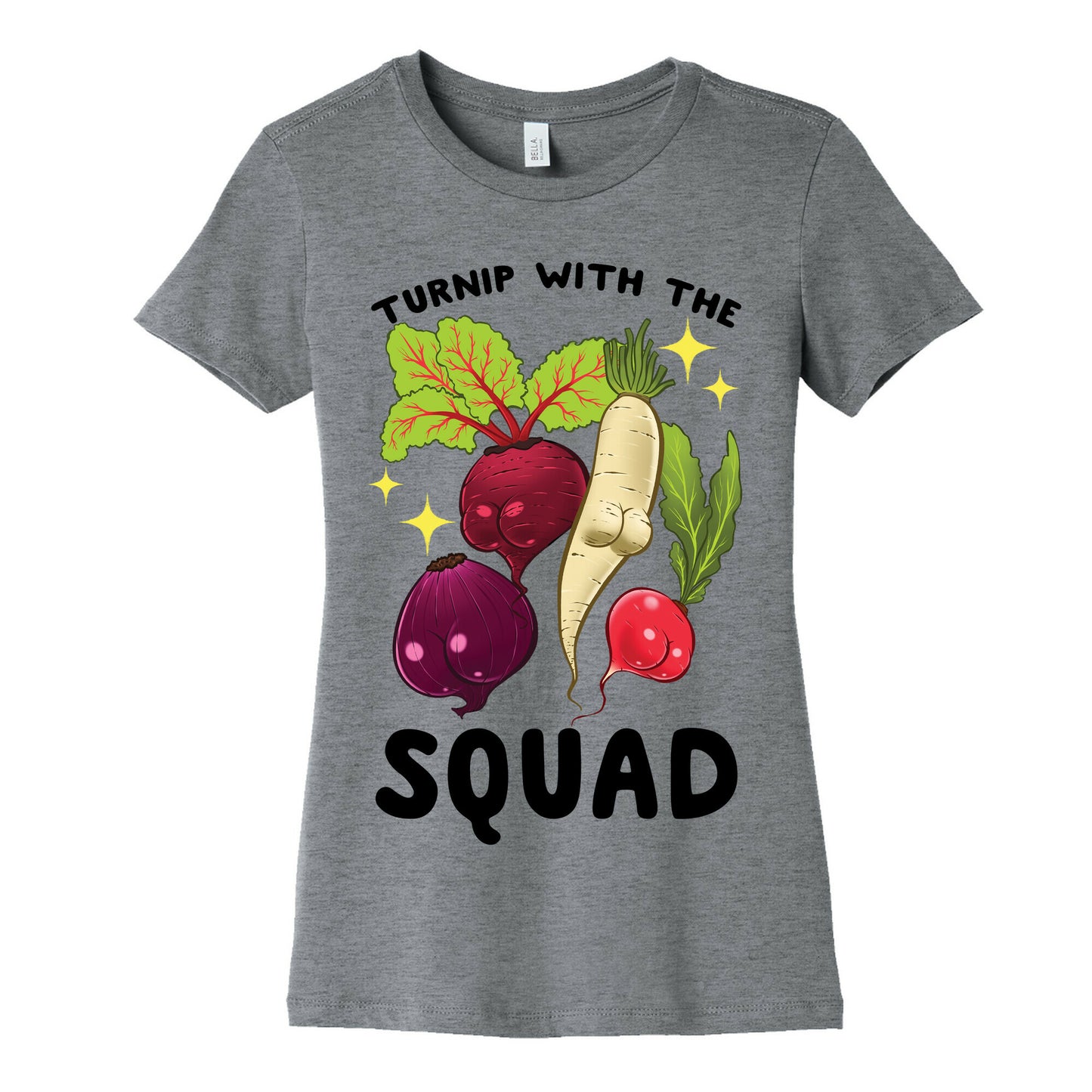Turnip With The Squad Women's Cotton Tee