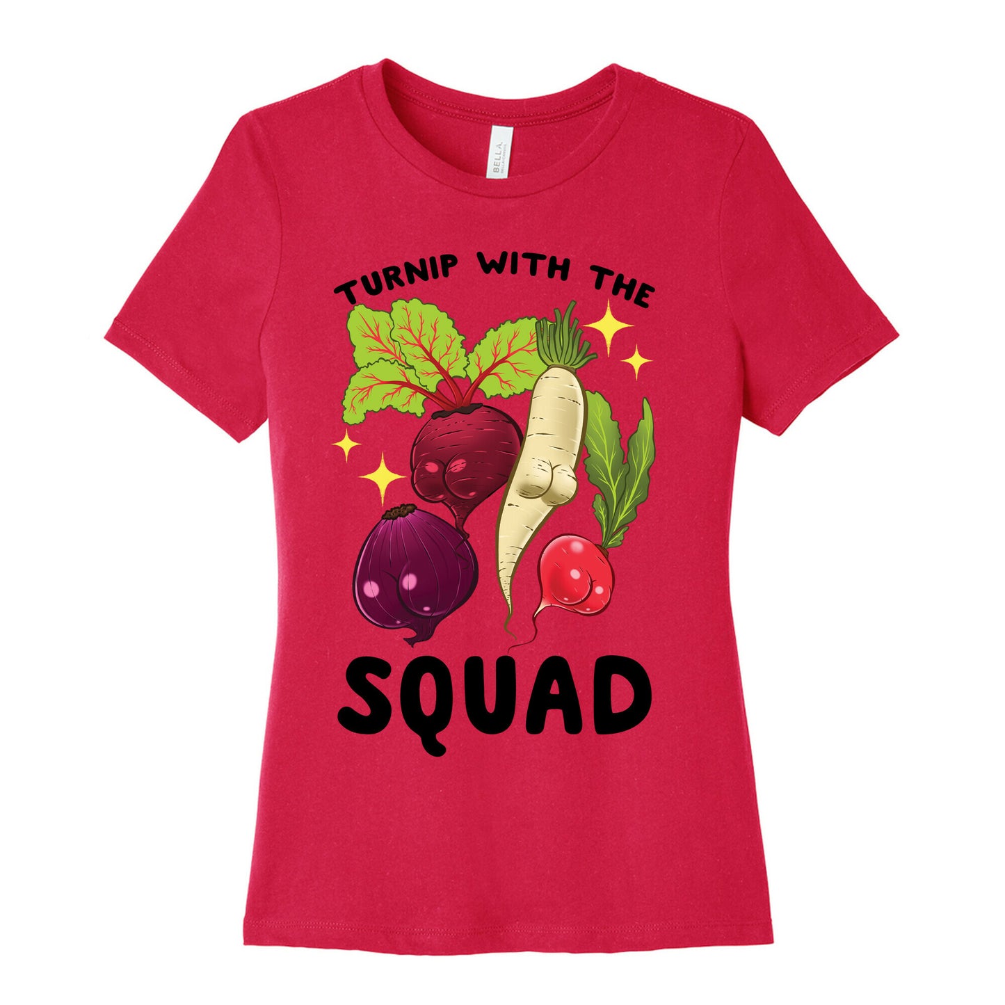Turnip With The Squad Women's Cotton Tee