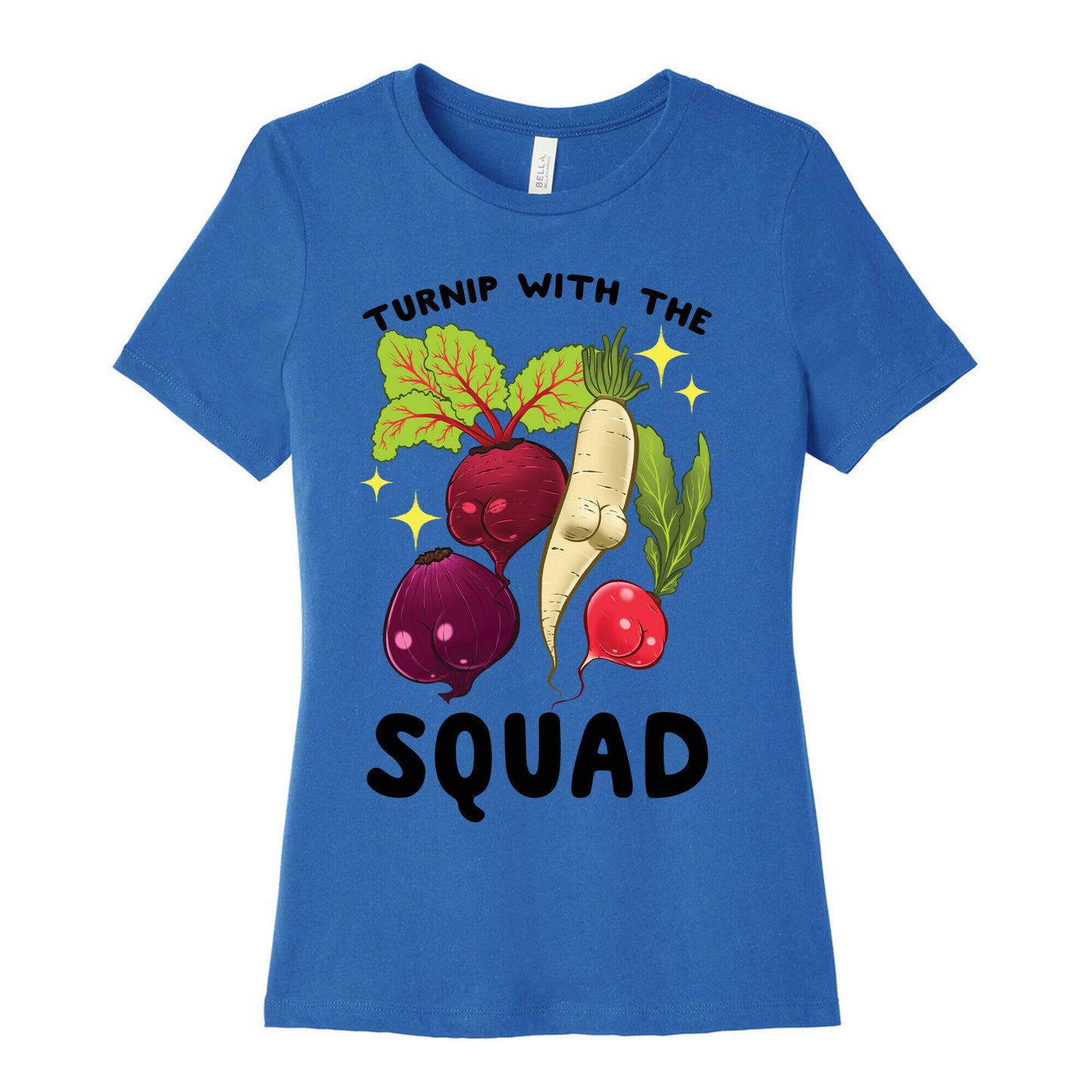 Turnip With The Squad Women's Cotton Tee