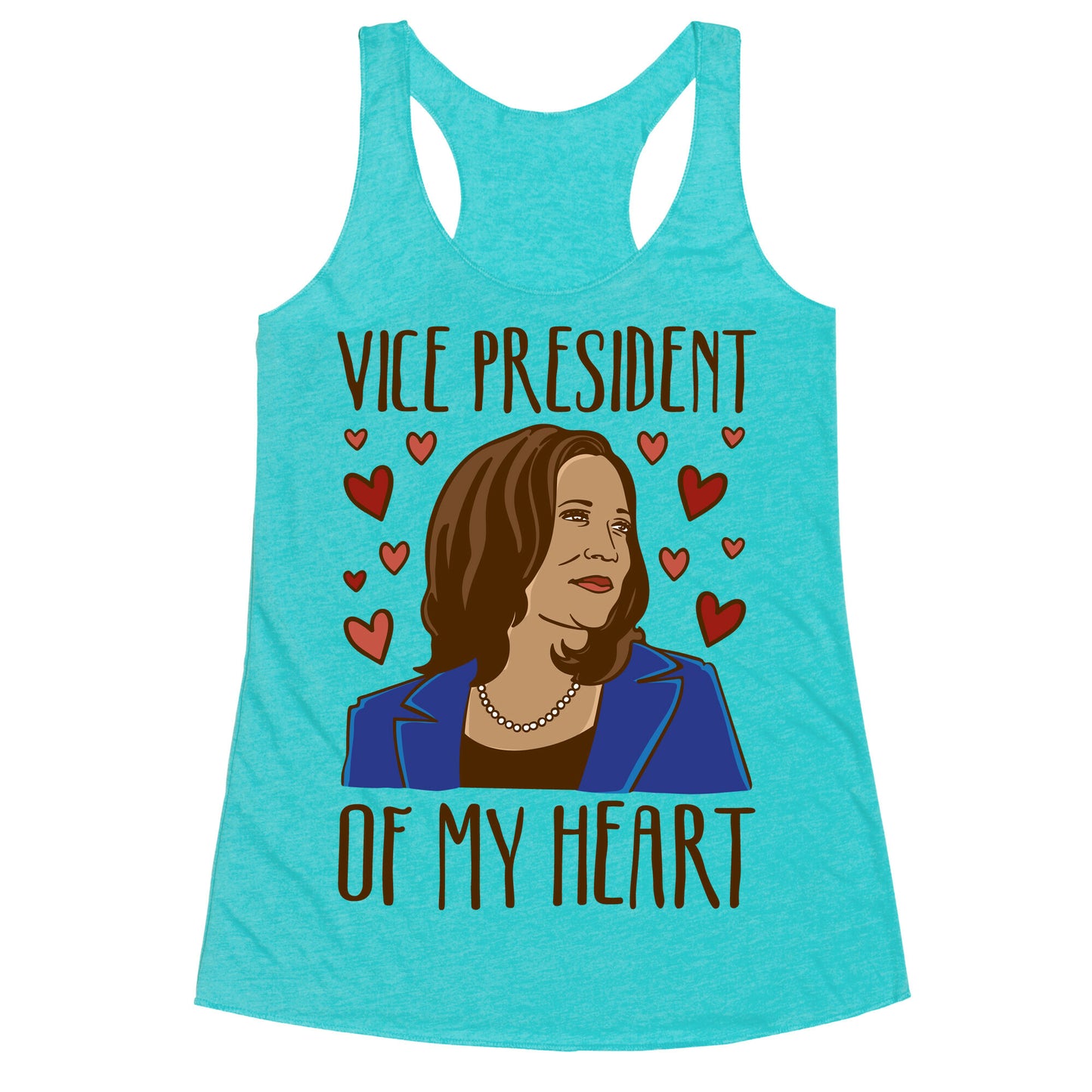 Vice President of My Heart Racerback Tank