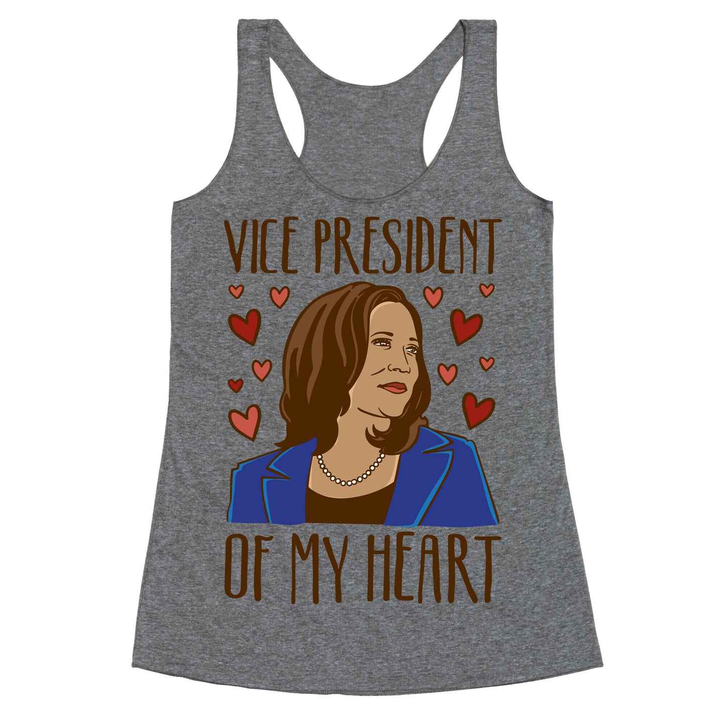 Vice President of My Heart Racerback Tank