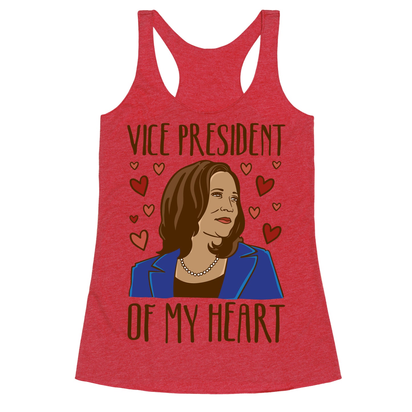 Vice President of My Heart Racerback Tank