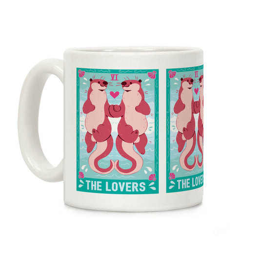 The Lovers: Otters Coffee Mug