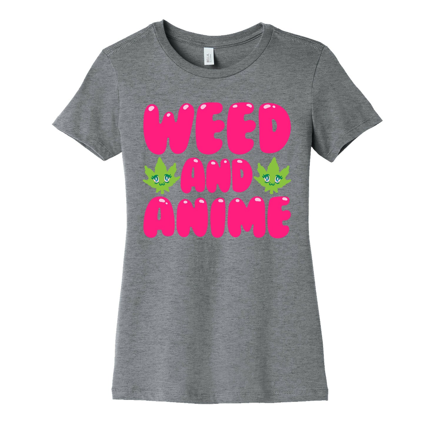 Weed And Anime Women's Cotton Tee