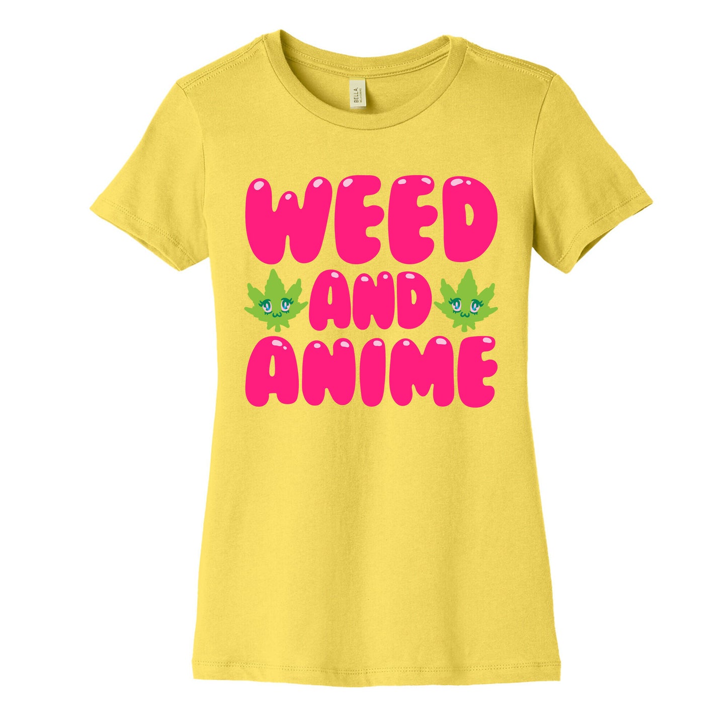 Weed And Anime Women's Cotton Tee