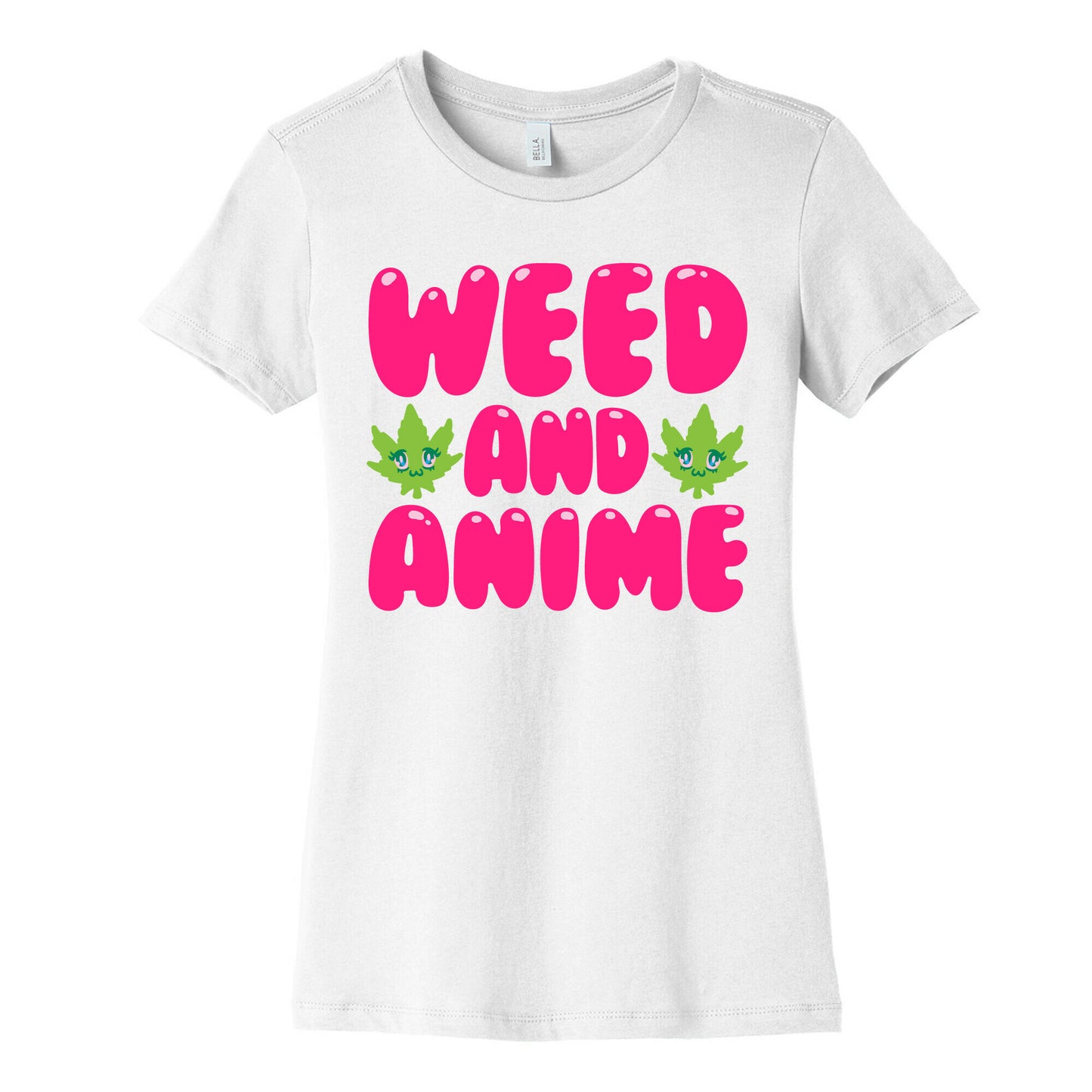 Weed And Anime Women's Cotton Tee