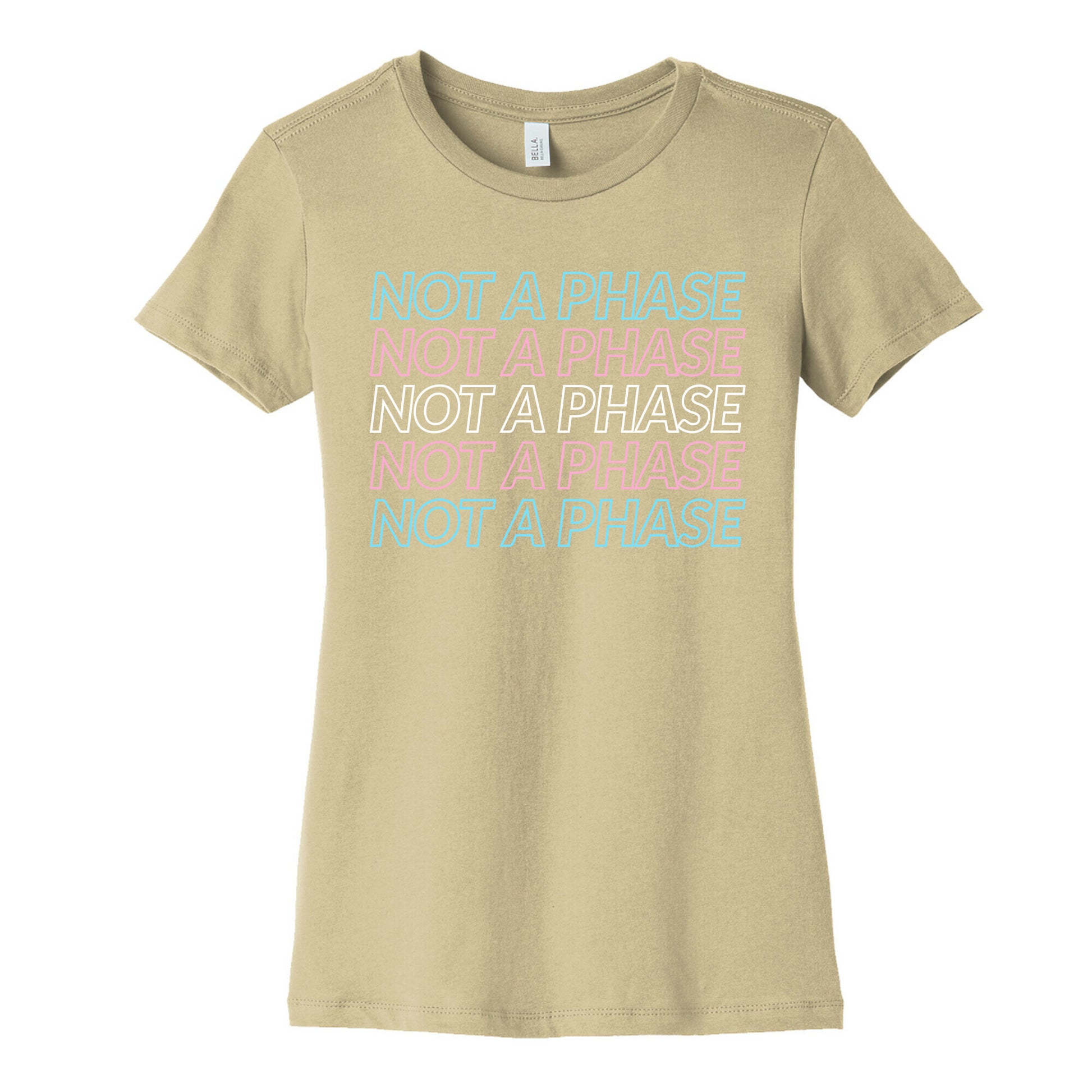 Not A Phase - Trans Pride Women's Cotton Tee