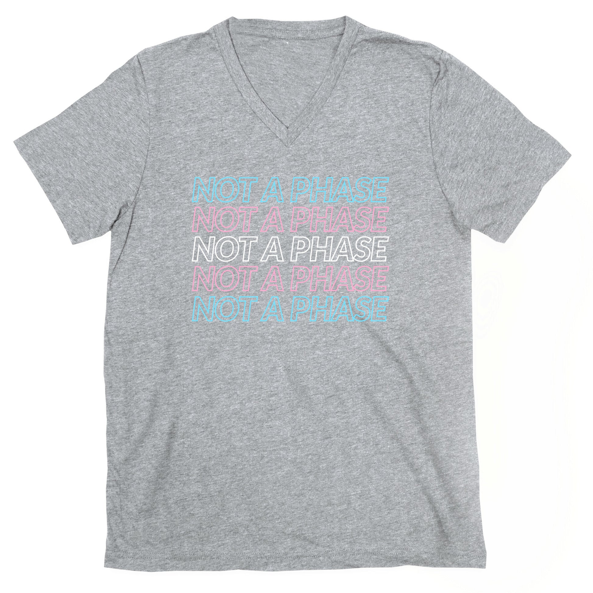 Not A Phase - Trans Pride V-Neck