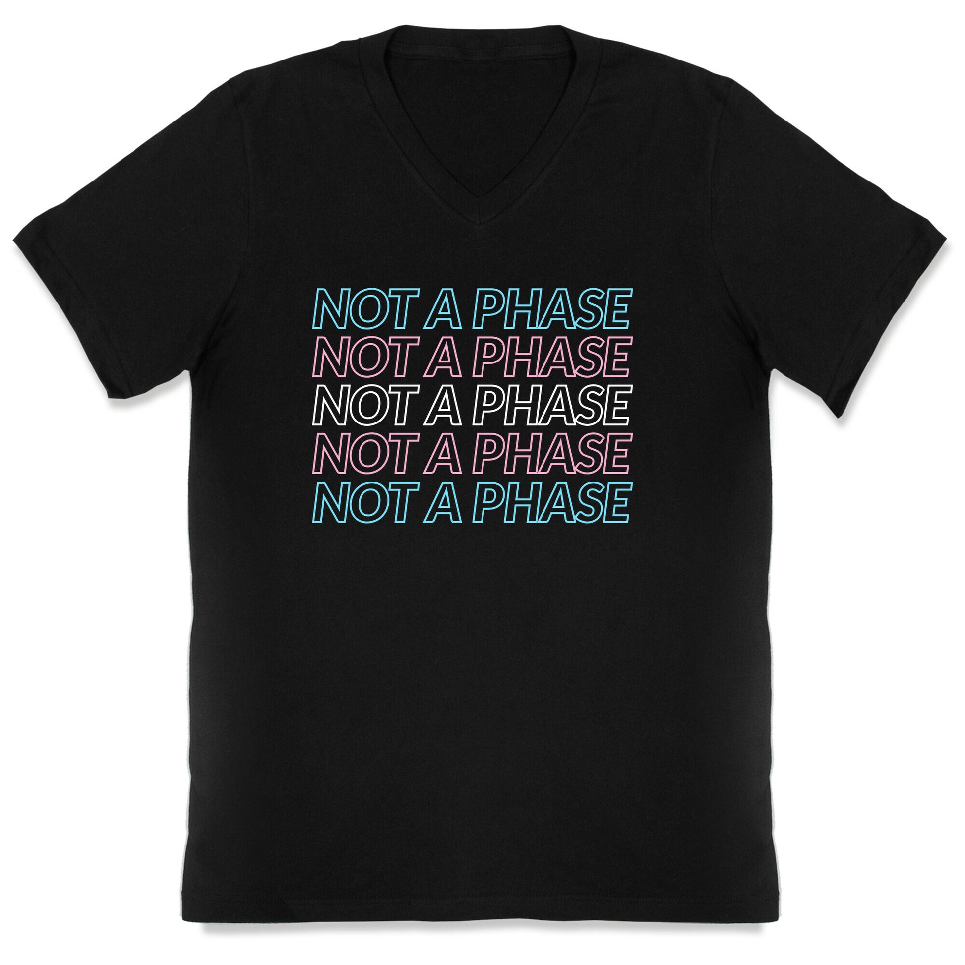 Not A Phase - Trans Pride V-Neck