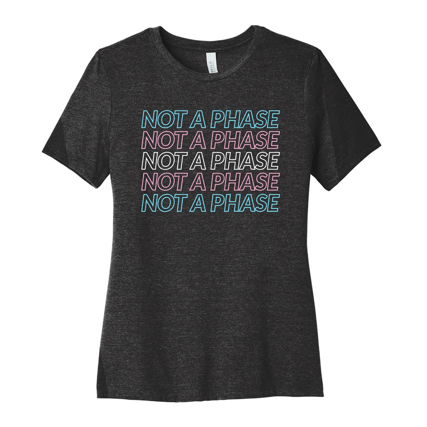 Not A Phase - Trans Pride Women's Cotton Tee