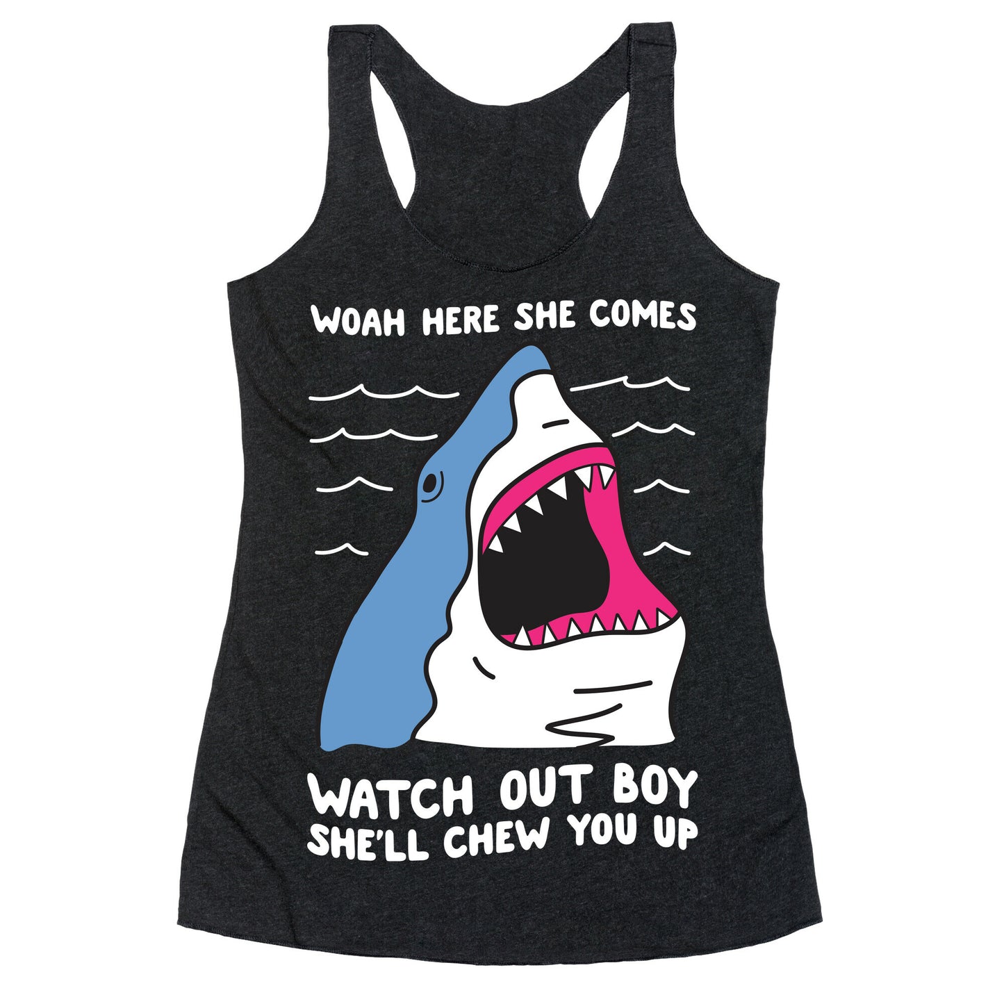 Maneater Shark Racerback Tank
