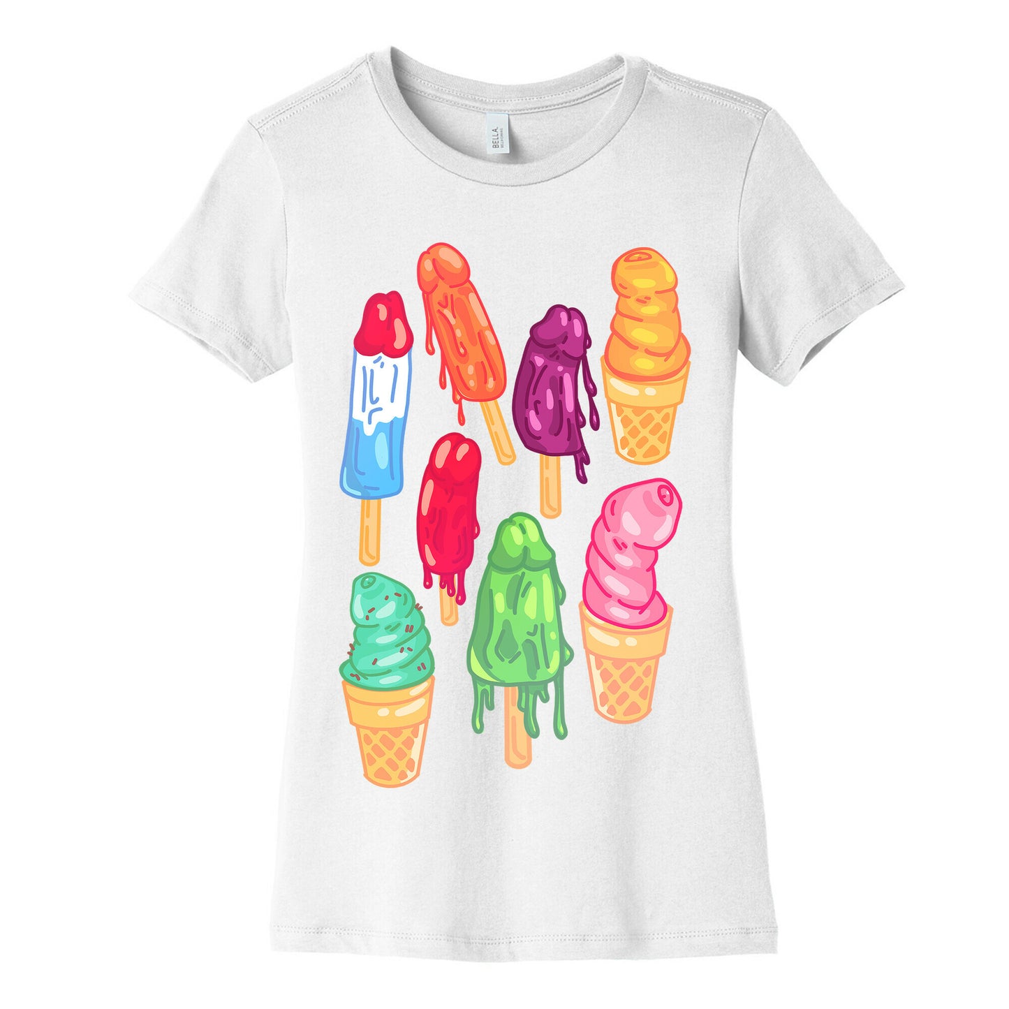 Popsicle Penises Women's Cotton Tee