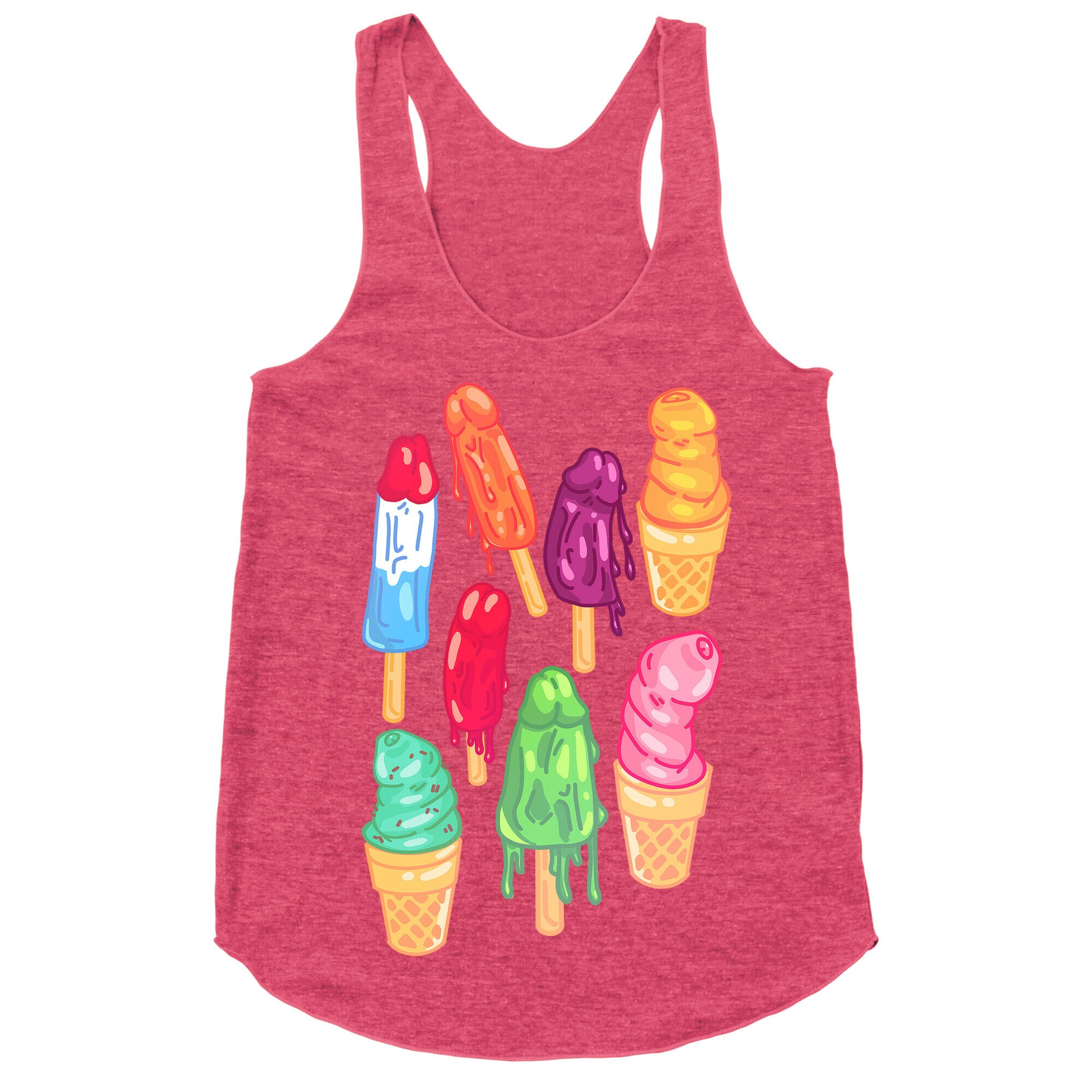 Popsicle Penises Racerback Tank